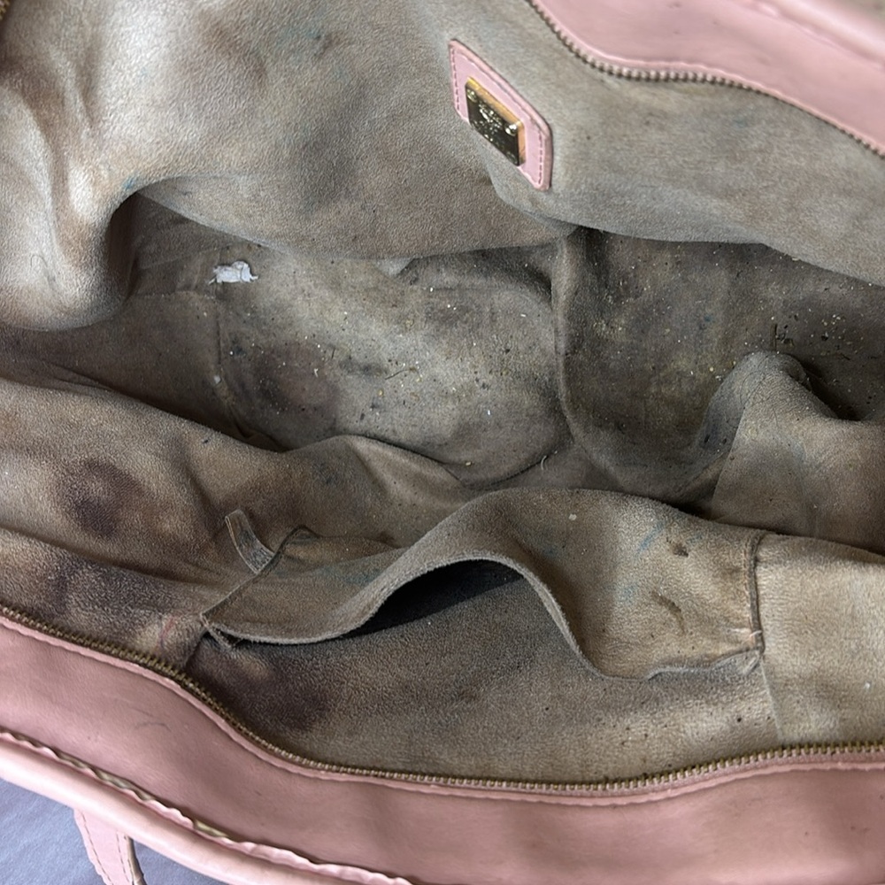 MCM Pink Visetos Monogram Tote Bag - Picture 4 of 7